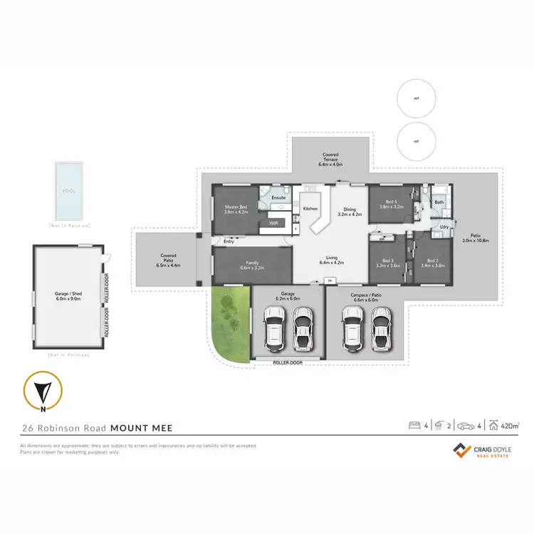Floorplan of Homely house listing, 26 Robinson Road, Mount Mee QLD 4521