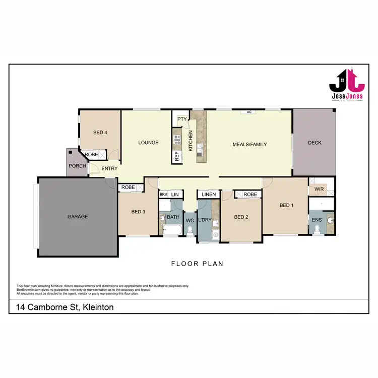 Floorplan of Homely house listing, 14 Camborne Street, Kleinton QLD 4352