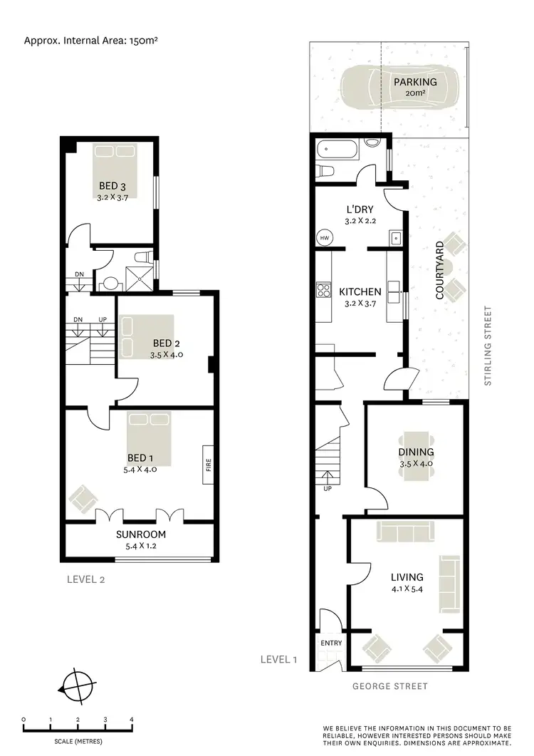 Floorplan of Homely terrace listing, 43 George Street, Redfern NSW 2016