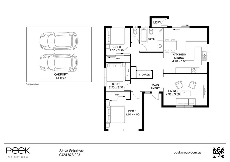 Floorplan of Homely house listing, 100 Lennox Street, Richmond NSW 2753