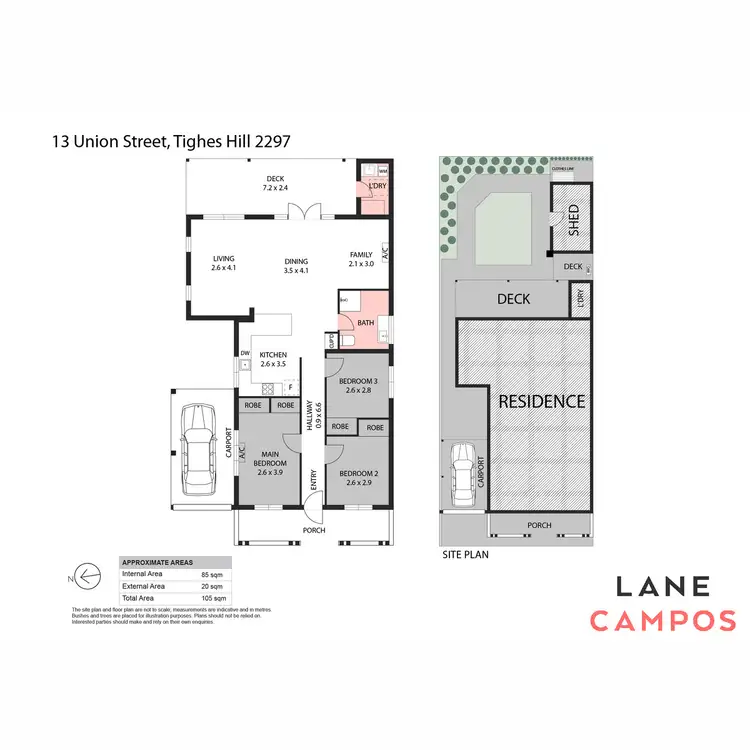 Floorplan of Homely house listing, 13 Union Street, Tighes Hill NSW 2297