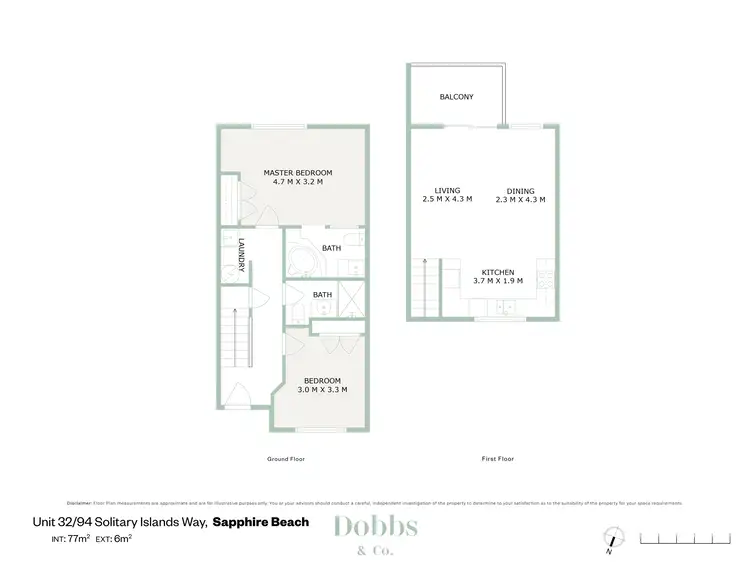 Floorplan of Homely house listing, 32/94 Solitary Islands Way, Sapphire Beach NSW 2450