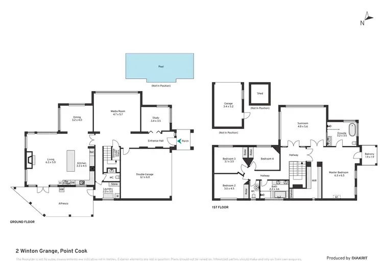 Floorplan of Homely house listing, 2 Winton Grange, Point Cook VIC 3030