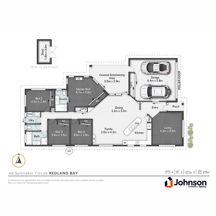 Floorplan of Homely house listing, 46 Spinnaker Circuit, Redland Bay QLD 4165
