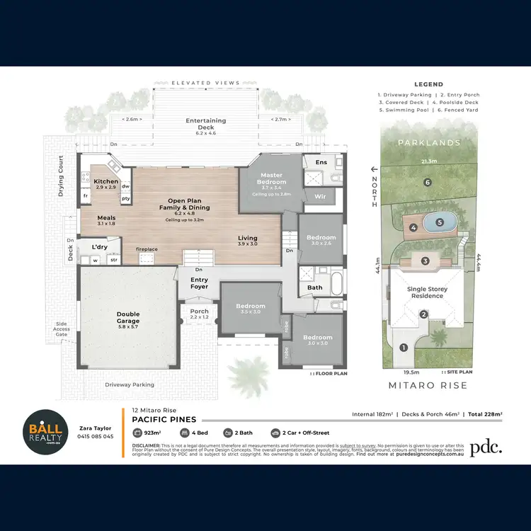 Floorplan of Homely house listing, 12 Mitaro Rise, Pacific Pines QLD 4211