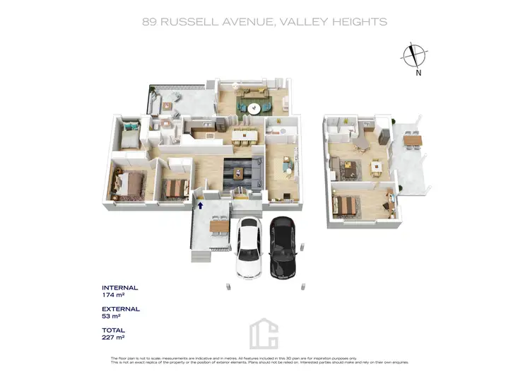 Floorplan of Homely house listing, 89 Russell Avenue, Valley Heights NSW 2777