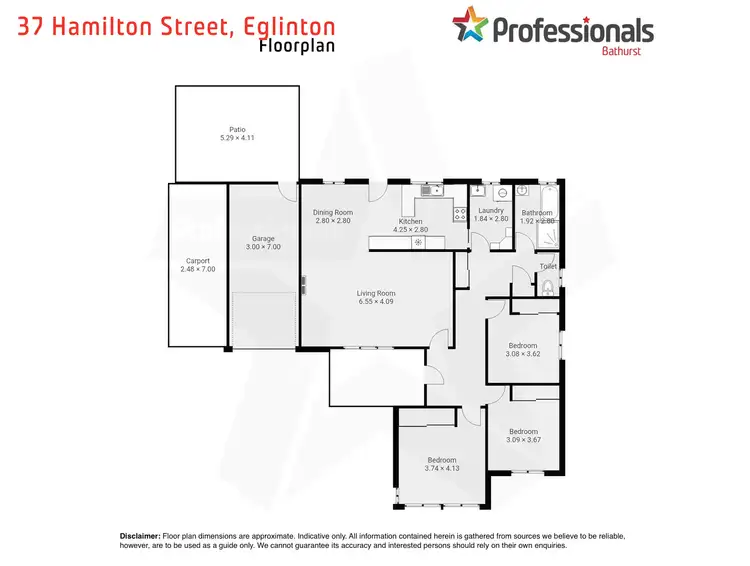 Floorplan of Homely house listing, 37 Hamilton Street, Eglinton NSW 2795