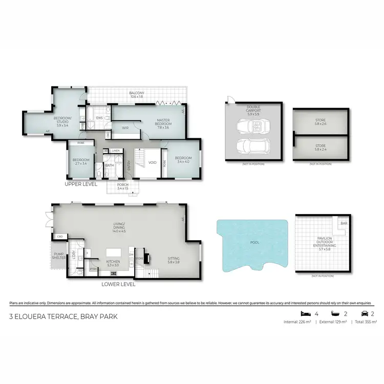 Floorplan of Homely house listing, 3 Elouera Terrace, Bray Park NSW 2484