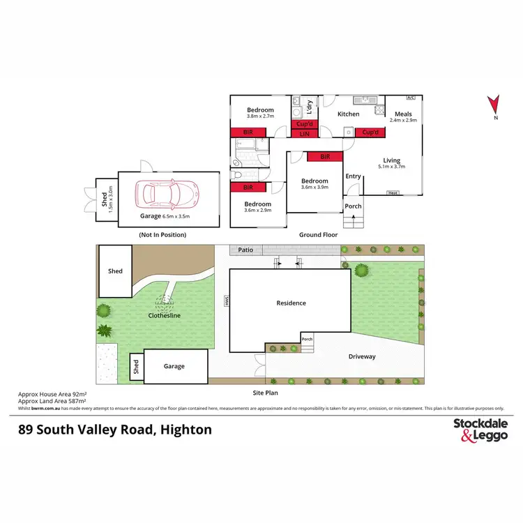Floorplan of Homely house listing, 89 South Valley Road, Highton VIC 3216