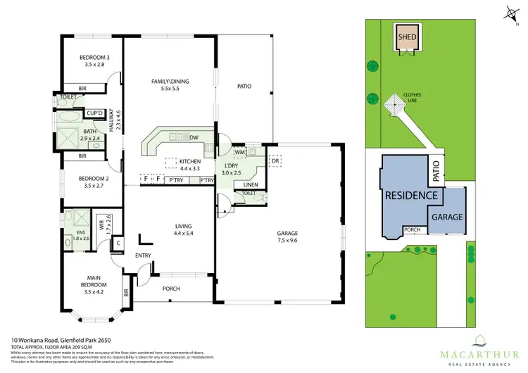 Floorplan of Homely house listing, 10 Wonkana Road, Glenfield Park NSW 2650