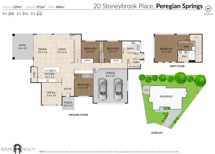 Floorplan of Homely house listing, 20 Stoneybrook Place, Peregian Springs QLD 4573