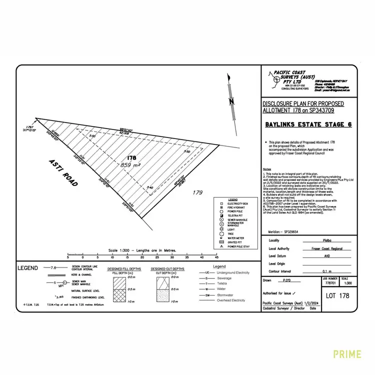 Floorplan of Homely land listing, LOT 178, Stage 6 Baylinks Estate, Pialba QLD 4655