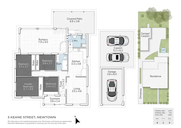Floorplan of Homely house listing, 3 Keane Street, Newtown QLD 4350