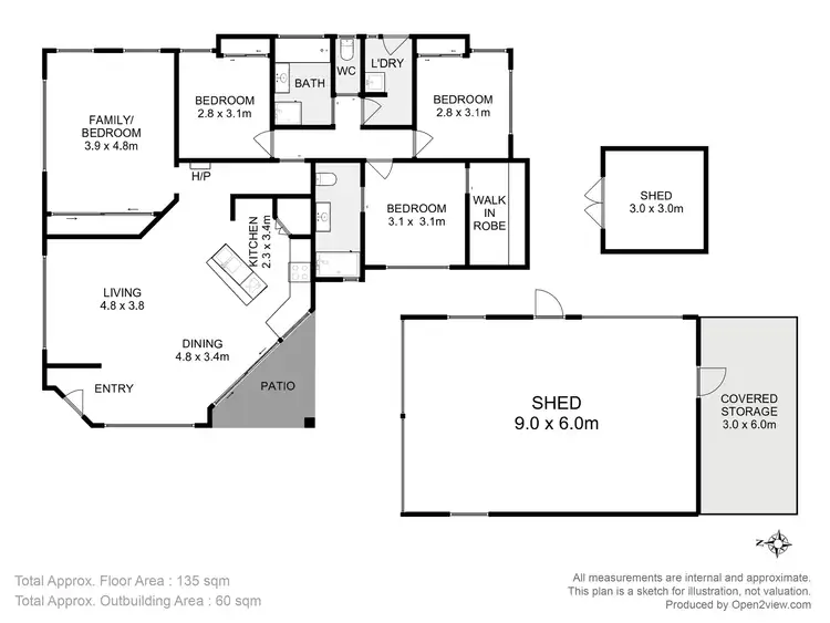 Floorplan of Homely house listing, 60 Braeview Drive, Old Beach TAS 7017
