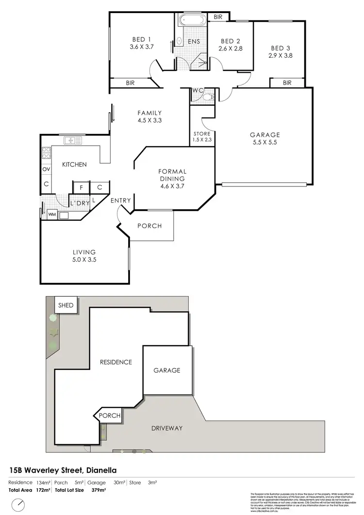 Floorplan of Homely house listing, 15B Waverley Street, Dianella WA 6059