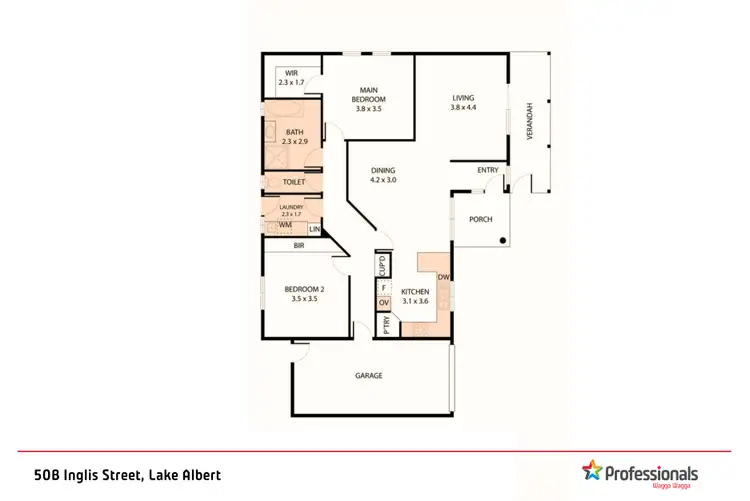 Floorplan of Homely house listing, 50b Inglis Street, Lake Albert NSW 2650