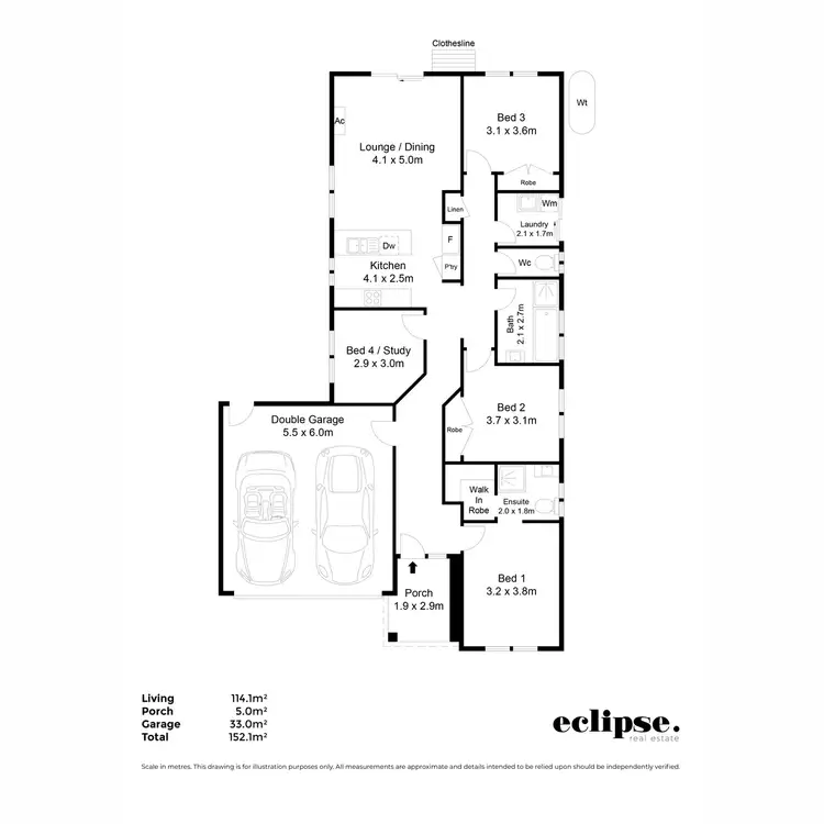 Floorplan of Homely house listing, 5 Serenity Way, Hillbank SA 5112