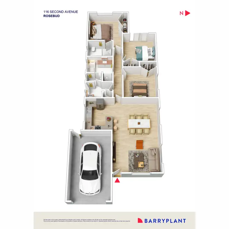 Floorplan of Homely house listing, 116 Second Avenue, Rosebud VIC 3939