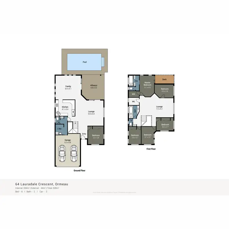 Floorplan of Homely house listing, 64 Lauradale Crescent, Ormeau QLD 4208