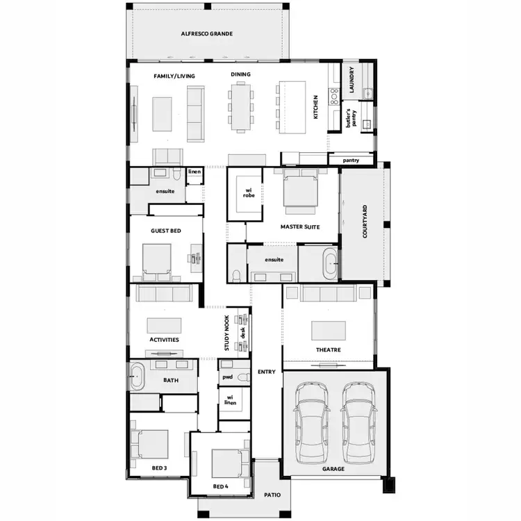 Floorplan of Homely house listing, 6 Sebonack Street, Heddon Greta NSW 2321