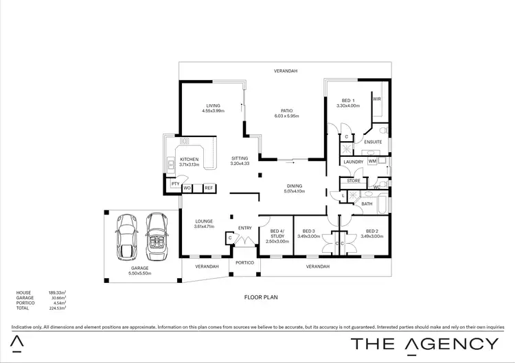 Floorplan of Homely house listing, 5 Tallow Grove, Helena Valley WA 6056