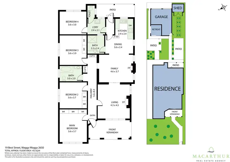 Floorplan of Homely house listing, 19 Best Street, Wagga Wagga NSW 2650