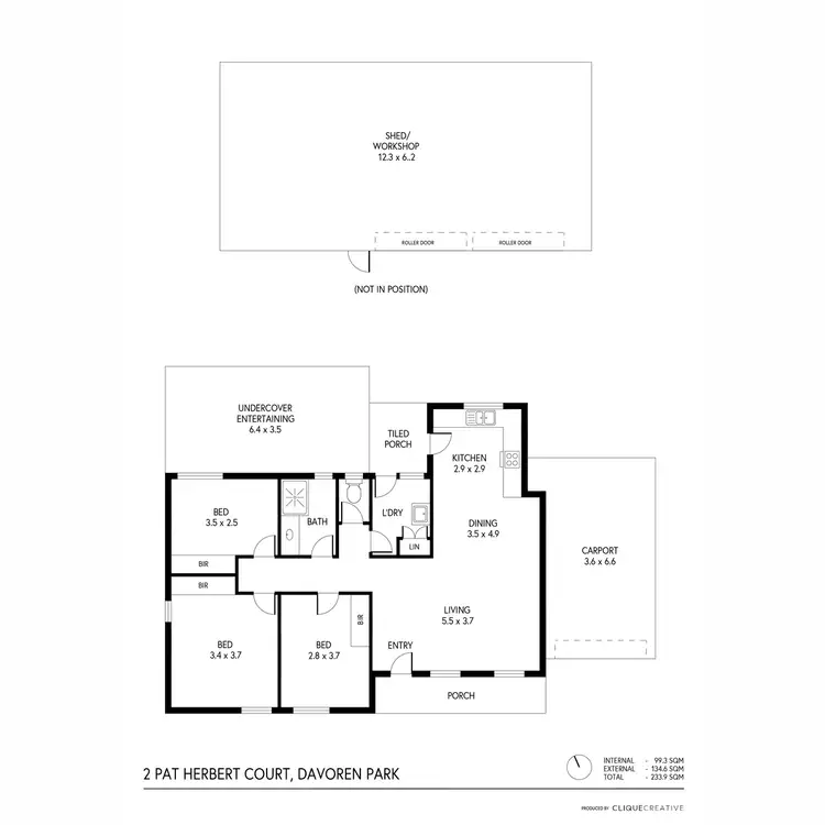 Floorplan of Homely house listing, 2 Pat Herbert Court, Davoren Park SA 5113