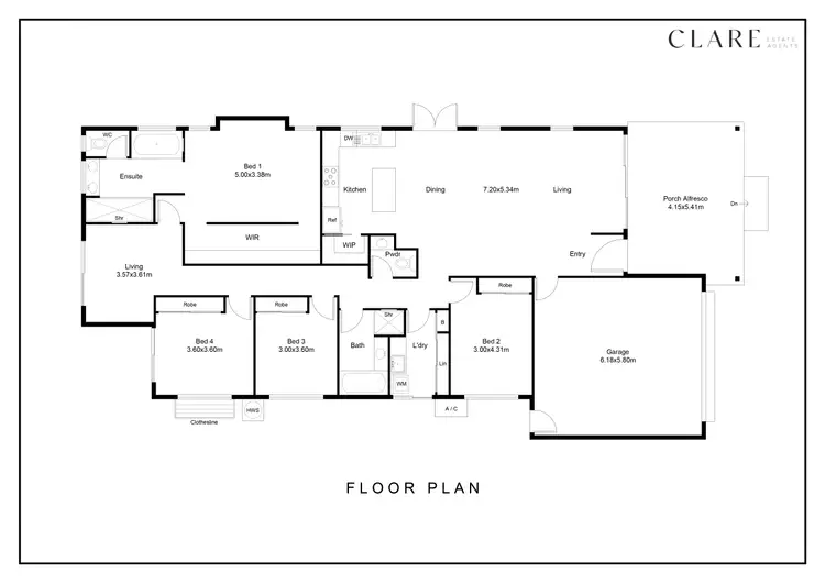Floorplan of Homely house listing, 44 Esplanade, Tin Can Bay QLD 4580