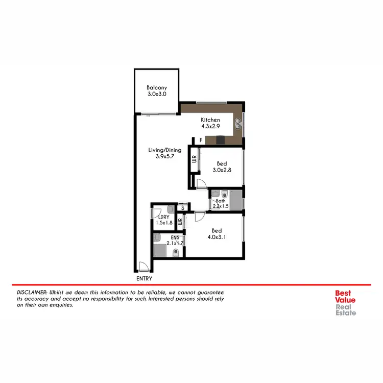 Floorplan of Homely unit listing, 11/12-14 Clifton Street, Blacktown NSW 2148
