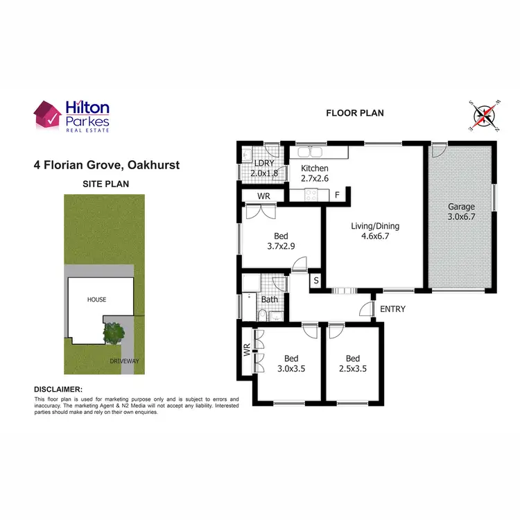 Floorplan of Homely house listing, 4 Florian Grove, Oakhurst NSW 2761