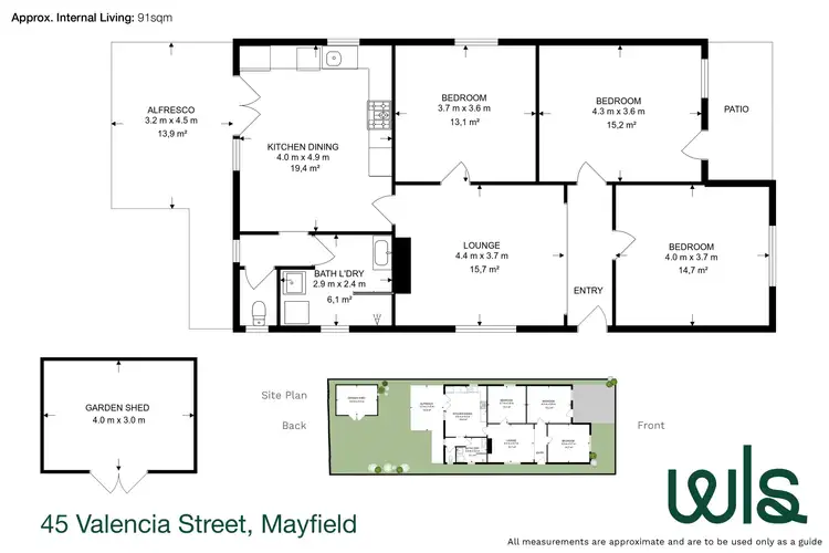 Floorplan of Homely house listing, 45 Valencia Street, Mayfield NSW 2304