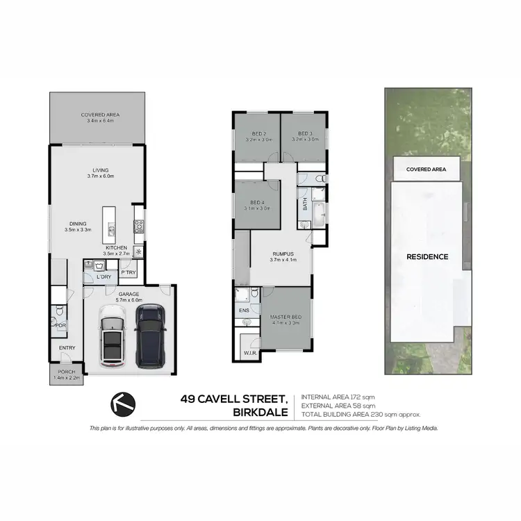 Floorplan of Homely house listing, 49 Cavell Street, Birkdale QLD 4159