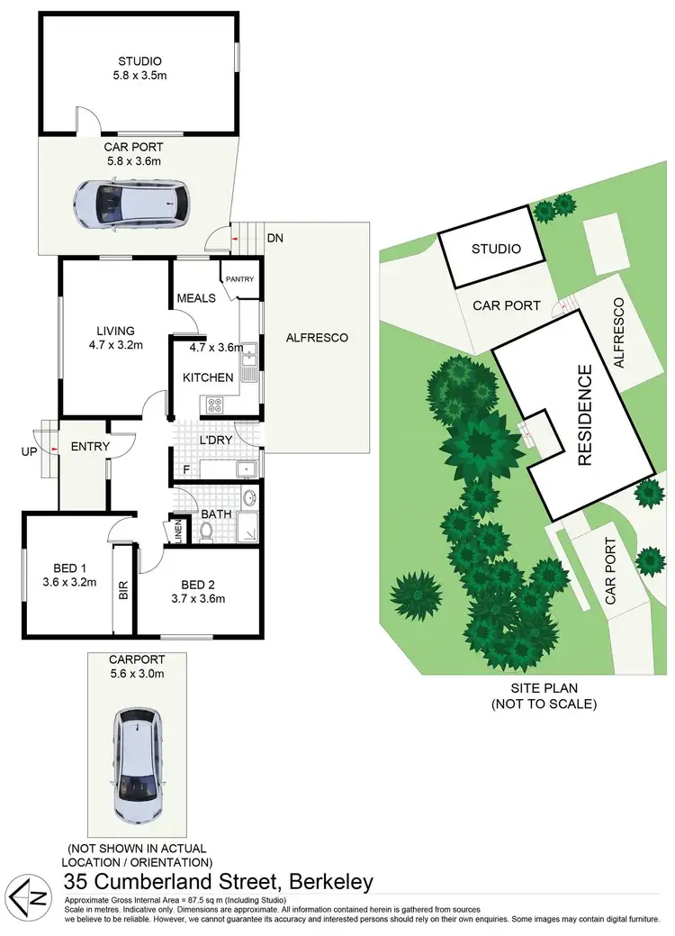 Floorplan of Homely house listing, 35 Cumberland Street, Berkeley NSW 2506