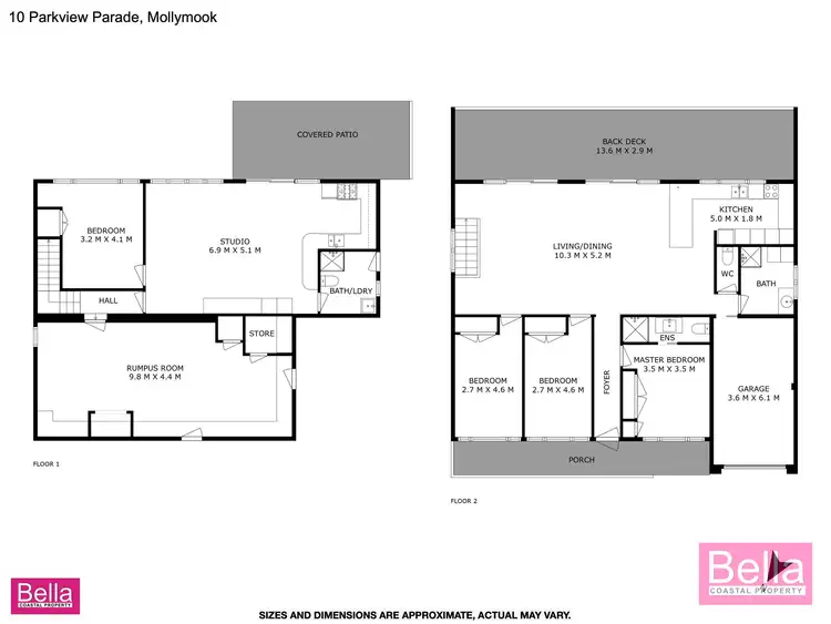 Floorplan of Homely house listing, 10 Park View Parade, Mollymook Beach NSW 2539
