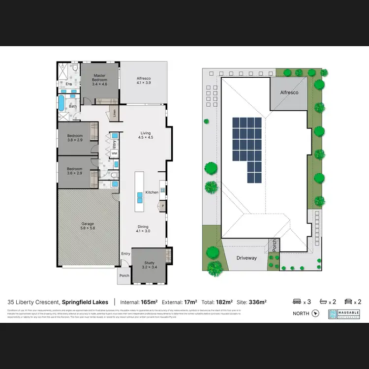 Floorplan of Homely house listing, 35 Liberty Crescent, Springfield Lakes QLD 4300