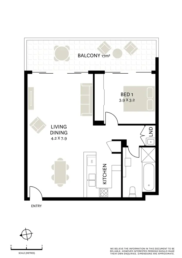 Floorplan of Homely apartment listing, 504/6 Lachlan Street, Waterloo NSW 2017