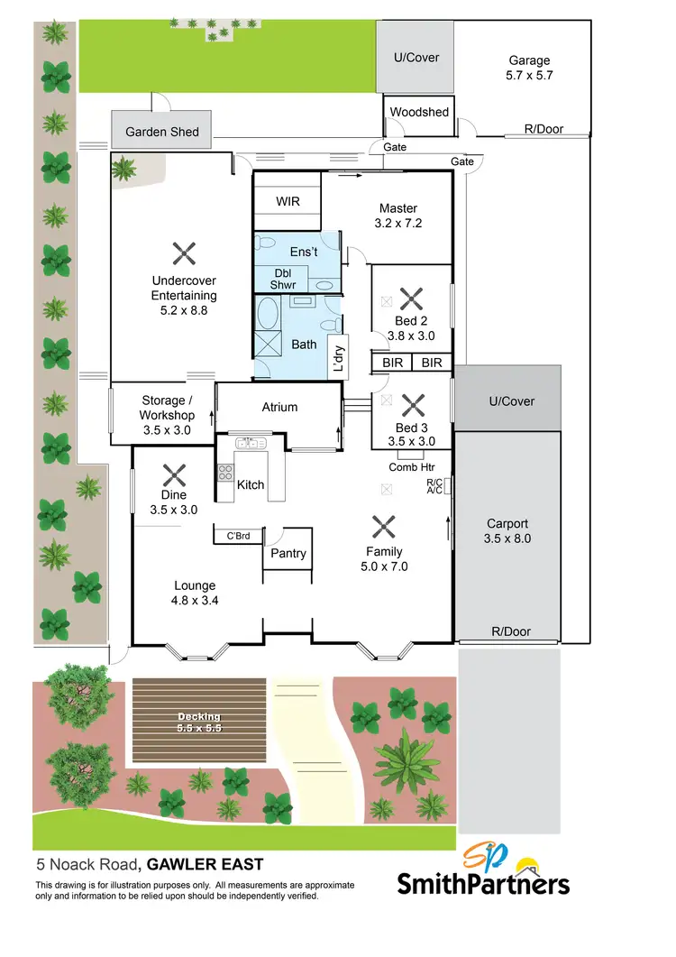 Floorplan of Homely house listing, 5 Noack Road, Gawler East SA 5118