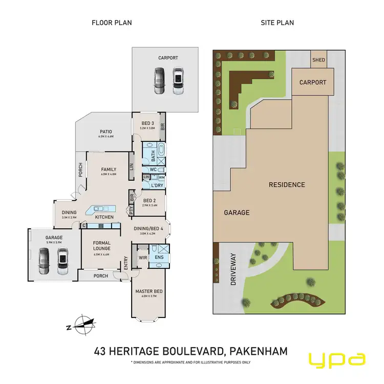 Floorplan of Homely house listing, 43 Heritage Boulevard, Pakenham VIC 3810