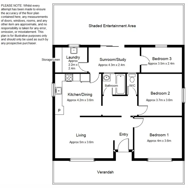 Floorplan of Homely house listing, 4 Higgins Street, Port Augusta SA 5700