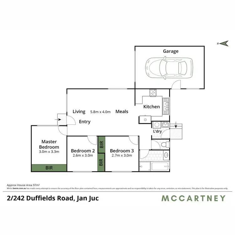 Floorplan of Homely house listing, 2/242 Duffields Road, Jan Juc VIC 3228