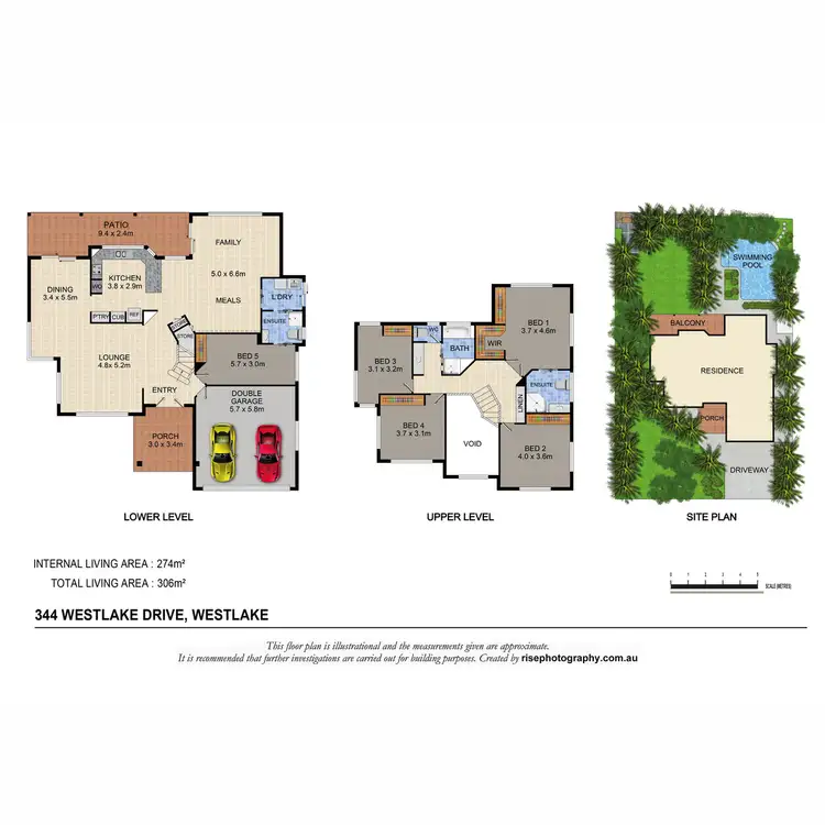 Floorplan of Homely house listing, 344 Westlake Drive, Westlake QLD 4074