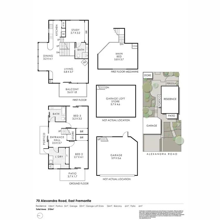Floorplan of Homely house listing, 70 Alexandra Road, East Fremantle WA 6158