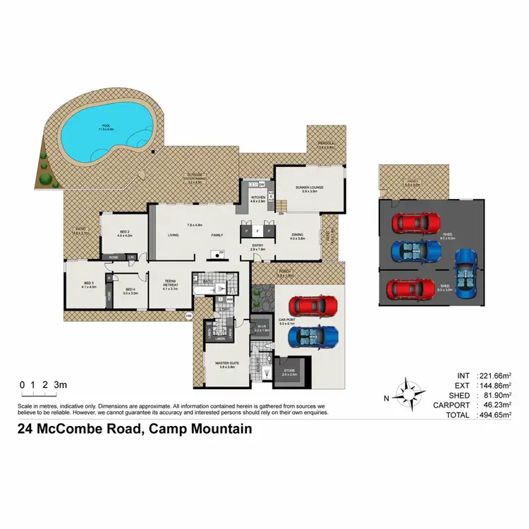 Floorplan of Homely house listing, 24 McCombe Road, Camp Mountain QLD 4520