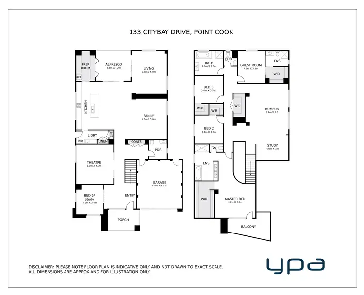 Floorplan of Homely house listing, 133 Citybay Drive, Point Cook VIC 3030
