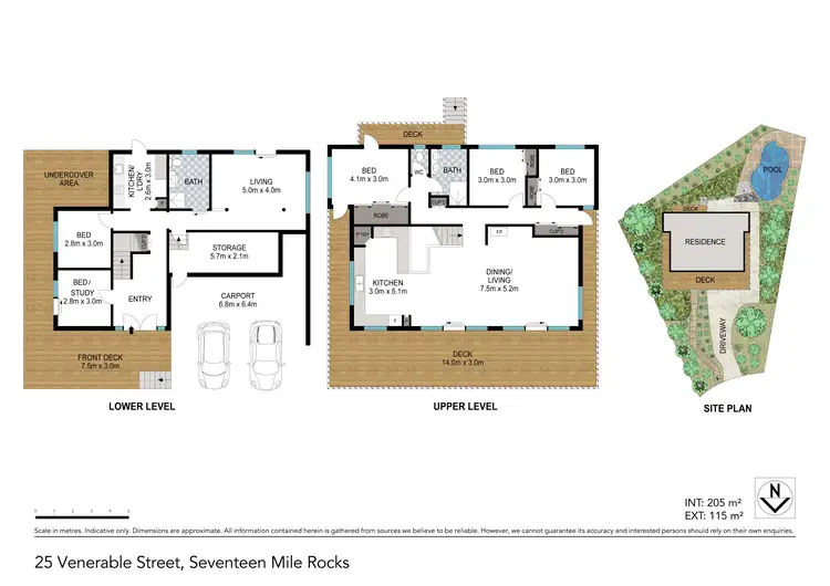 Floorplan of Homely house listing, 25 Venerable Street, Seventeen Mile Rocks QLD 4073