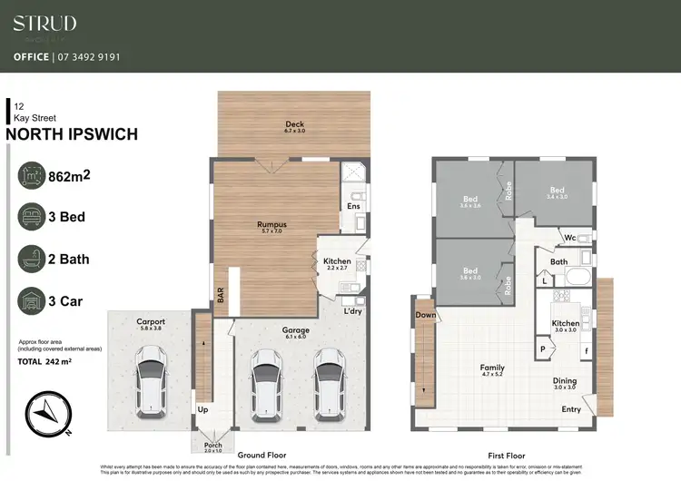 Floorplan of Homely house listing, 12 Kay Street, North Ipswich QLD 4305