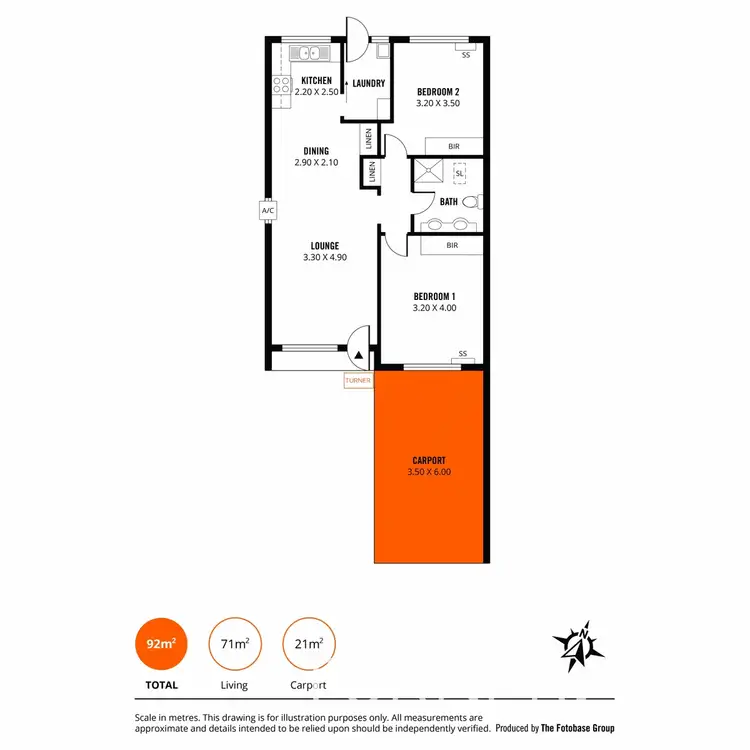 Floorplan of Homely unit listing, 13/10 West Street, Hectorville SA 5073