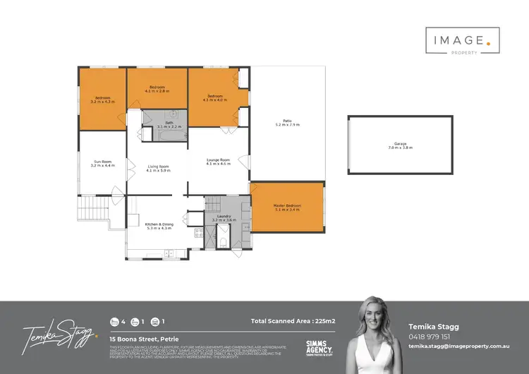 Floorplan of Homely house listing, 15 Boona Street, Petrie QLD 4502