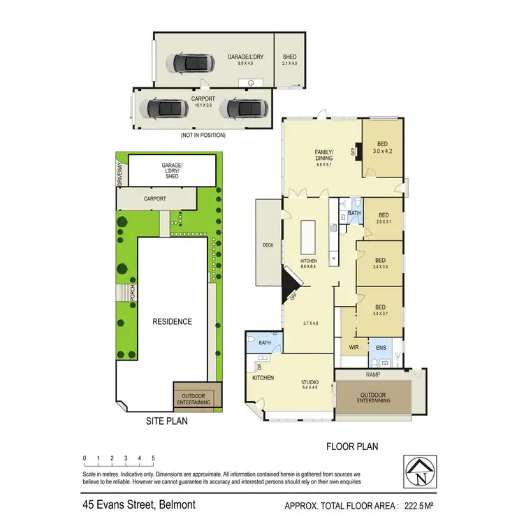 Floorplan of Homely house listing, 45 Evans Street, Belmont NSW 2280