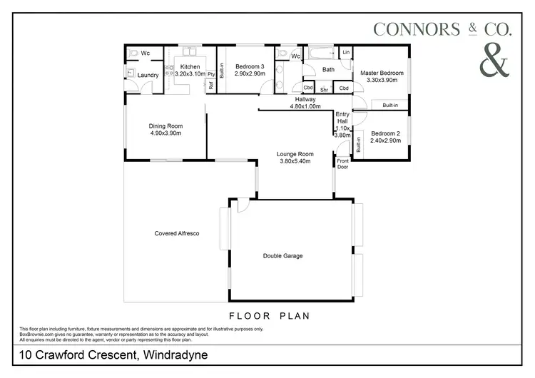 Floorplan of Homely house listing, 10 Crawford Crescent, Windradyne NSW 2795